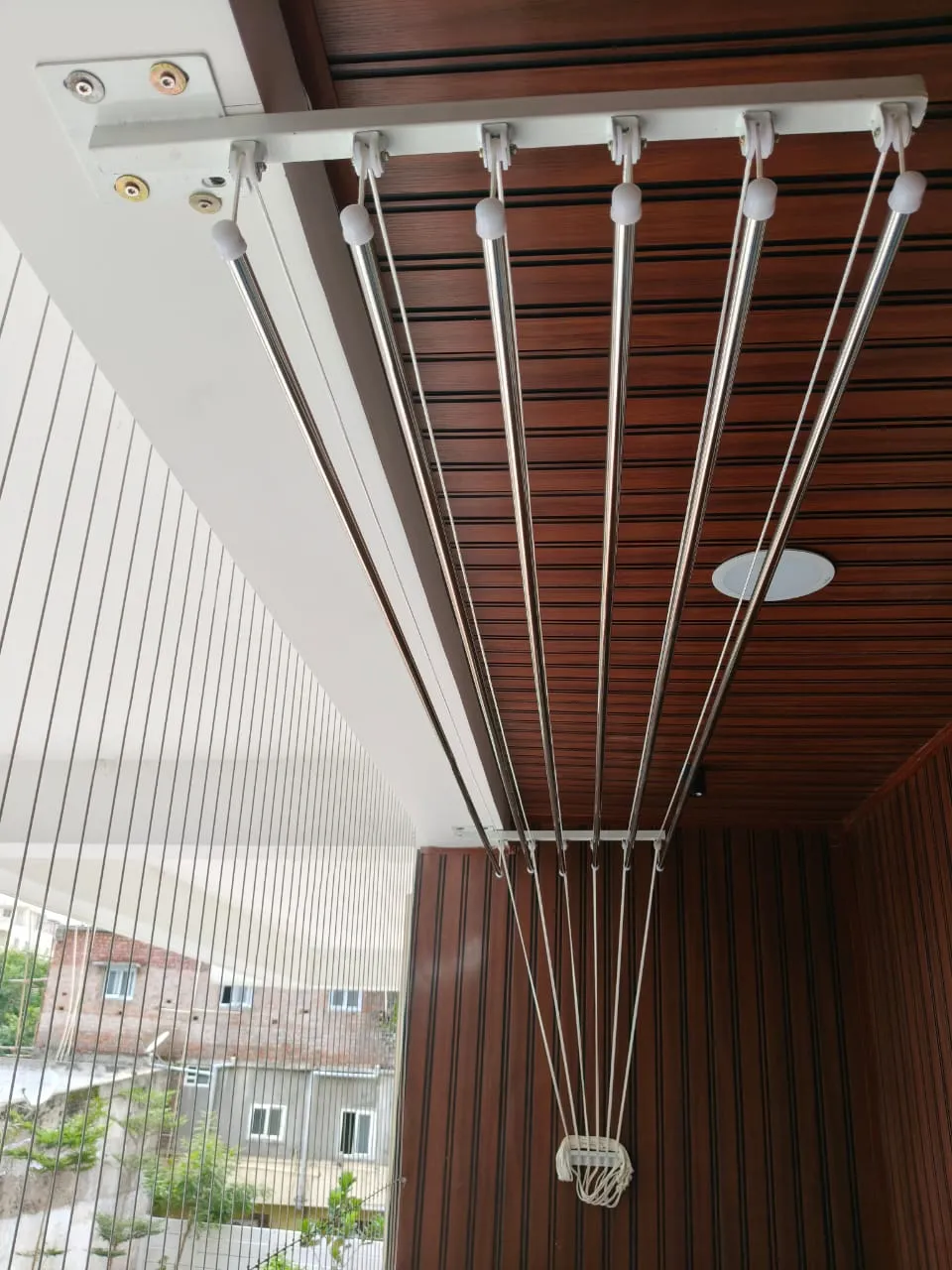 HDPE end caps on hanger pipes