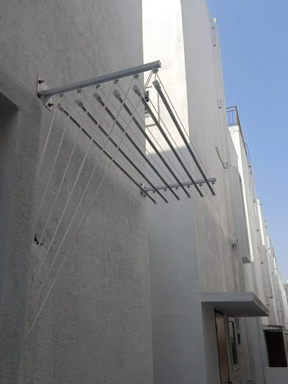 Wall Mount installation on balcony wall